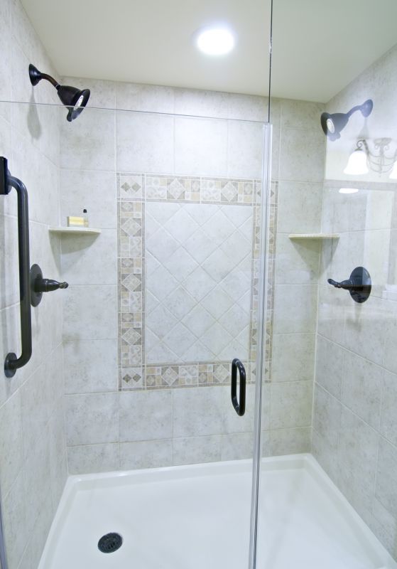 Modern Shower with Glass Door